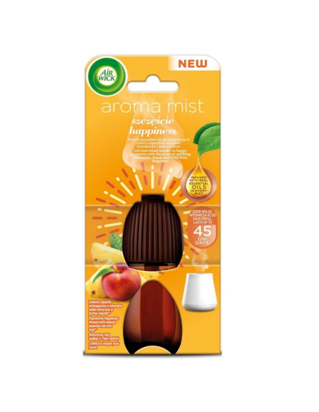 AIR WICK Aroma Mist Happiness Mgiełka z Olejkami Wkład Ananas Brzoskwinia 20ml