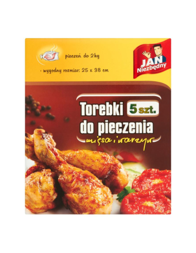 JAN NIEZBĘDNY Torebki do Pieczenia Mięsa i Warzyw 5szt