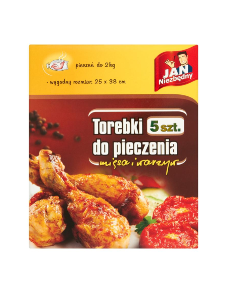 JAN NIEZBĘDNY Torebki do Pieczenia Mięsa i Warzyw 5szt