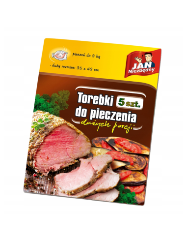 JAN NIEZBĘDNY Torebki do Pieczenia Duże 5szt