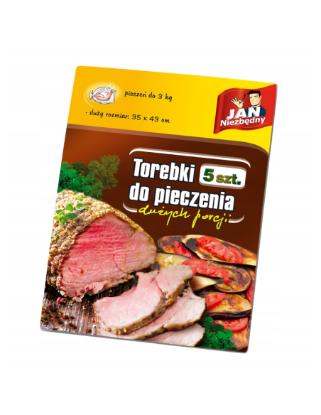 JAN NIEZBĘDNY Torebki do Pieczenia Duże 5szt