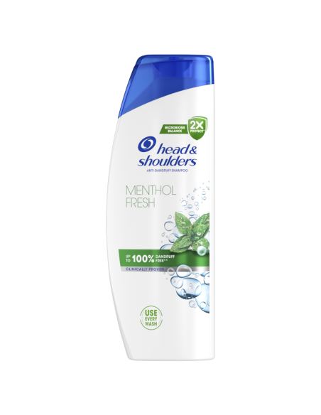 HEAD&SHOULDERS Szampon do Włosów Przeciwłupieżowy Mentol Fresh 400ml