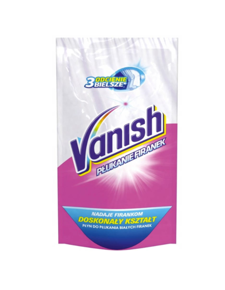 VANISH Płyn do Płukania Białych Firanek Wybielający Saszetka 125ml