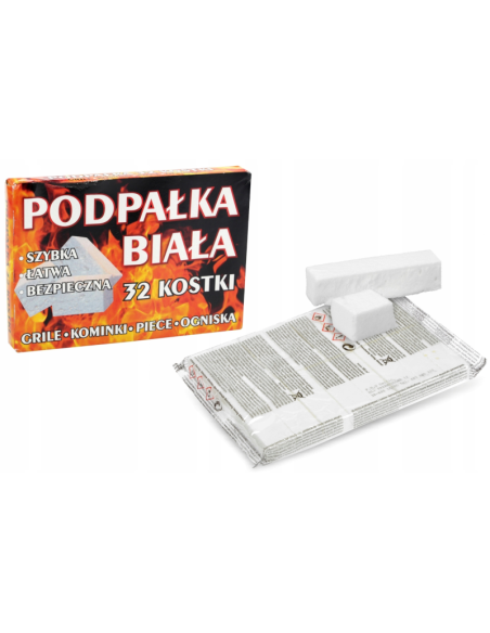 Podpałka do Rozpalania Grilla i Kominka 32 Kostki