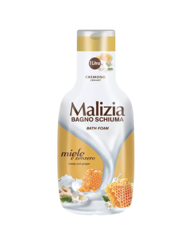 MALIZIA Płyn do Kąpieli Bath Foam Honey & Ginger 1L