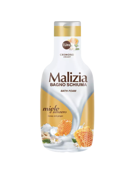 MALIZIA Płyn do Kąpieli Bath Foam Honey & Ginger 1L
