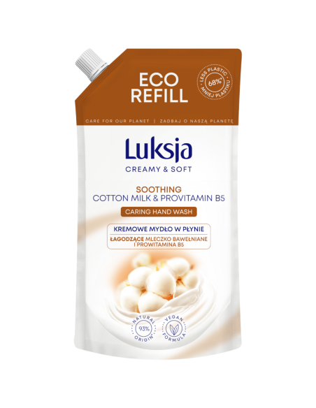 LUKSJA Mydło w Płynie do Rąk Cotton 400ml