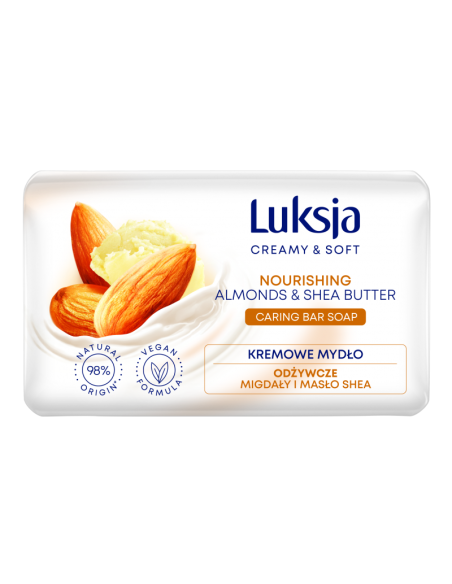 LUKSJA Mydło w Kostce Migdały i Masło Shea 90g