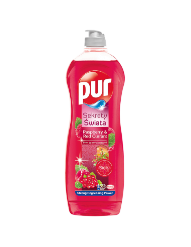 PUR Sekrety Świata Płyn do Naczyń Malina Porzeczka 750ml