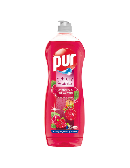 PUR Sekrety Świata Płyn do Naczyń Malina Porzeczka 750ml