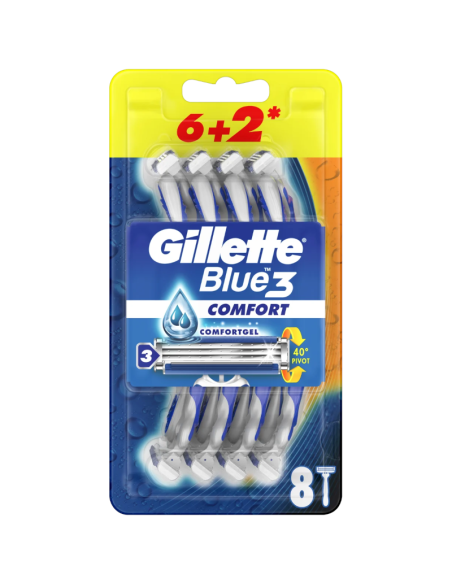 GILLETTE Blue 3 Plus Comfort Maszynki do Golenia 8szt