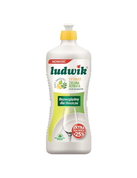 LUDWIK Płyn do Naczyń Cytryna Herbata 900g