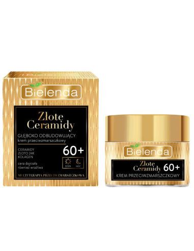 BIELENDA Złote Ceramidy Krem Przeciwzmarszczkowy 60+ Dzień/Noc 60ml
