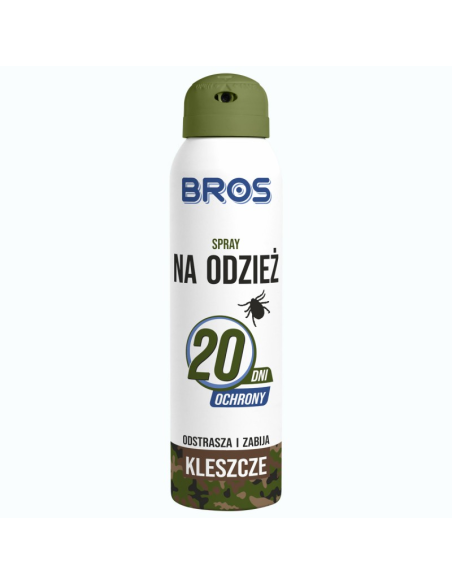 BROS Spray na Odzież Odstraszający Kleszcze 90ml