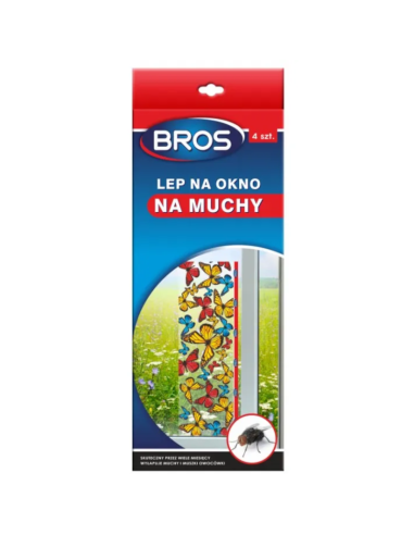 BROS Lep na Muchy na Okno 4 sztuki