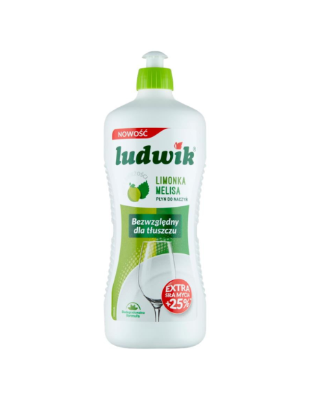 LUDWIK Płyn do Naczyń Limonka Melisa 900g