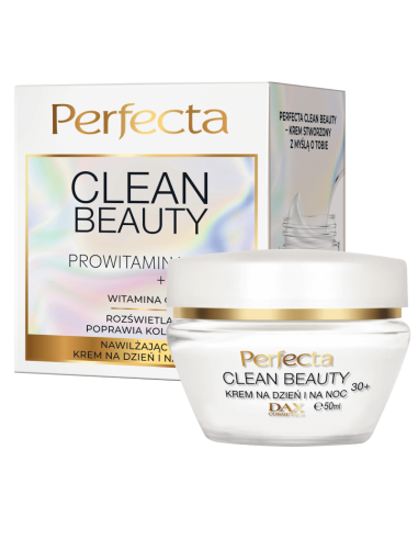 PERFECTA Clean Beauty Nawilżający Krem do Twarzy 30+ Dzień i Noc 50ml