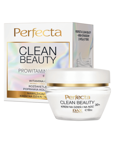 PERFECTA Clean Beauty Nawilżający Krem do Twarzy 30+ Dzień i Noc 50ml
