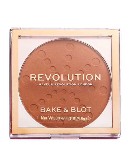 MAKEUP REVOLUTION Bake&Blot Orange Puder Prasowany w Kamieniu 5.5g