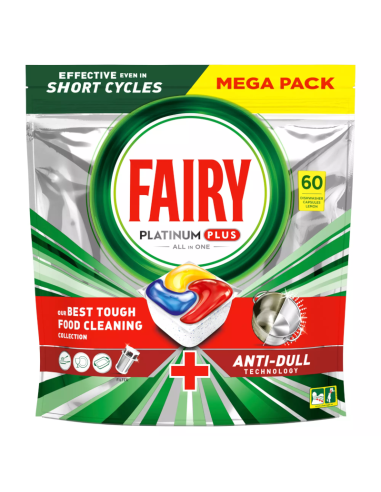 FAIRY Platinum Plus Tabletki do Zmywarki Lemon 60szt
