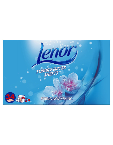 LENOR Chusteczki Zapachowe do Suszarki Spring Awakening 34szt