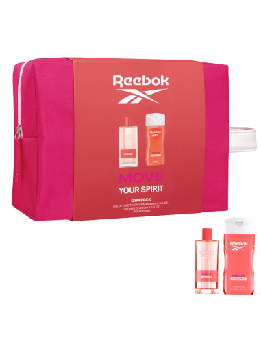 REEBOK Move Your Spirit Zestaw Prezentowy Damski Woda Toaletowa EDT 100ml + Żel 250ml