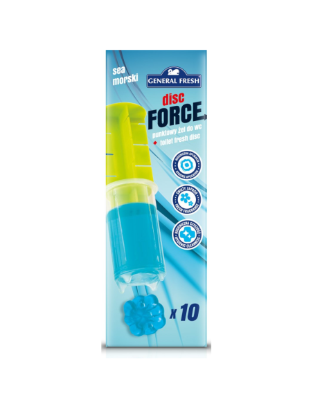 GENERAL FRESH Krążek Żelowy do WC Morski 60ml