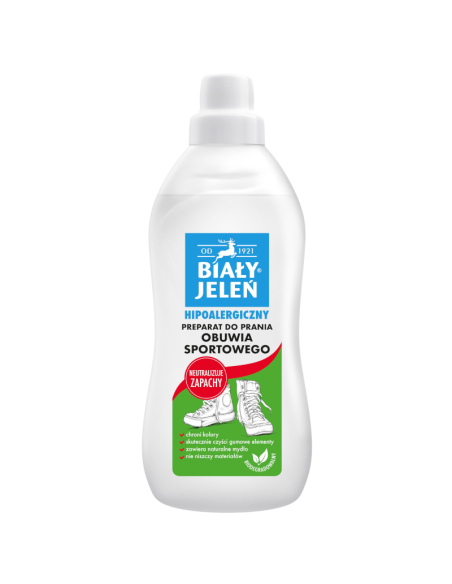 BIAŁY JELEŃ Preparat do Prania Obuwia Sportowego Biodegradowalny 1L