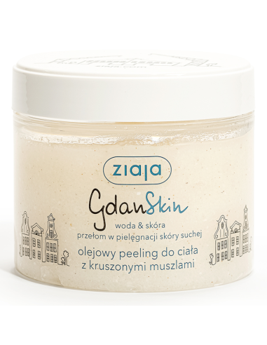 ZIAJA GDANSKIN Olejowy Peeling do Ciała z Kruszonymi Muszlami 300ml