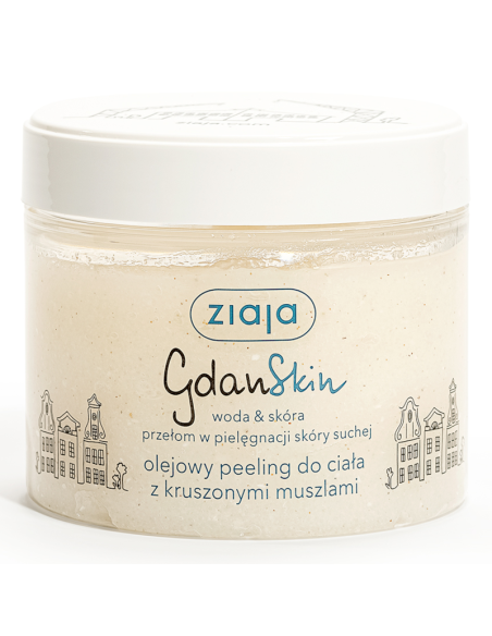 ZIAJA GDANSKIN Olejowy Peeling do Ciała z Kruszonymi Muszlami 300ml