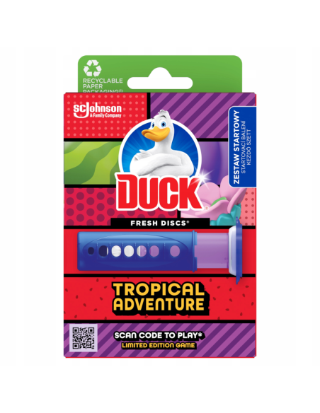 DUCK Fresh Disc Krążki Żelowe do WC Tropical Adventure