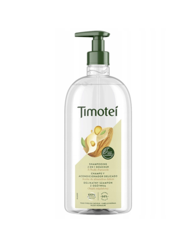 TIMOTEI Delikatny Szampon do Włosów z Odżywką Olejek Migdałowy 750ml