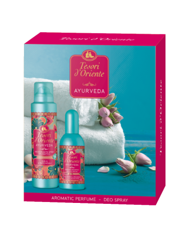 TESORI D'ORIENTE Zestaw Prezentowy Ayurveda Perfumy + Deo