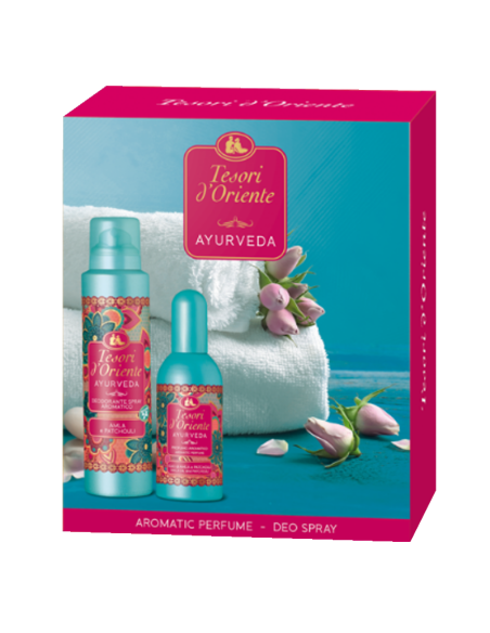 TESORI D'ORIENTE Zestaw Prezentowy Ayurveda Perfumy + Deo