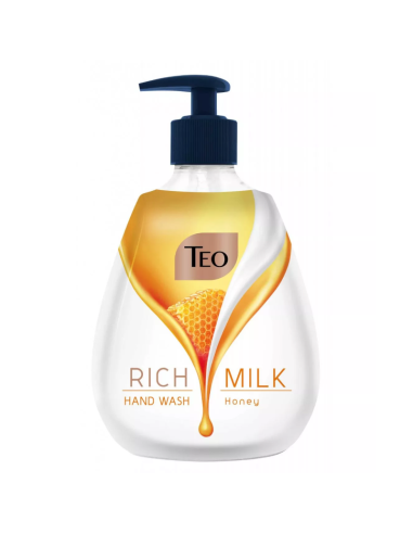 TEO Mydło Glicerynowe w Płynie Nawilżające Rich Milk Honey 400ml