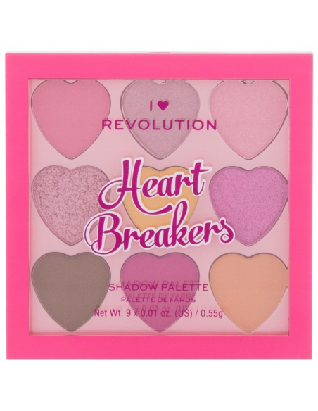 I HEART REVOLUTION Heartbreakers Candyfloss 9 Cieni do Powiek
