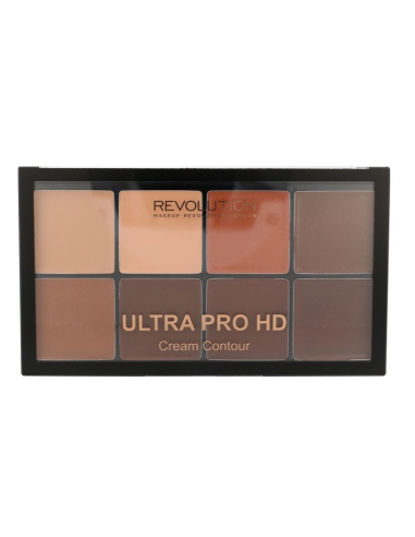 MAKEUP REVOLUTION Ultra Pro HD Cream Contour Zestaw Pudrów Kremowych Medium Dark