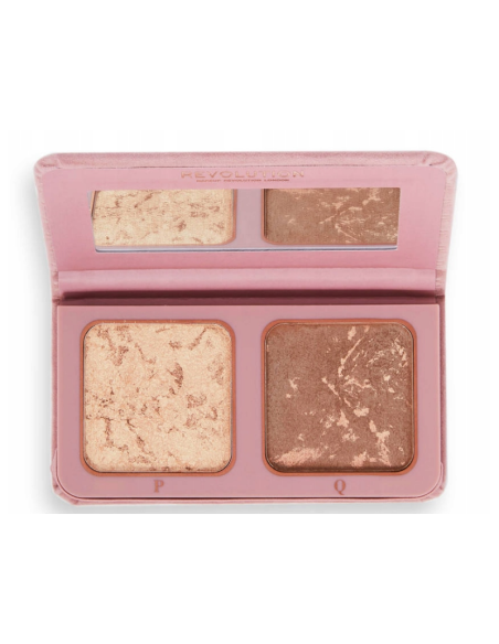 MAKEUP REVOLUTION X Maffashion Face Duo Paletka do Konturowania Twarzy Malibu Sunset 8.4g