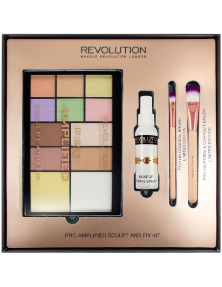 MAKEUP REVOLUTION PRO Amplified Sculpt And Fix Kit Zestaw Prezentowy