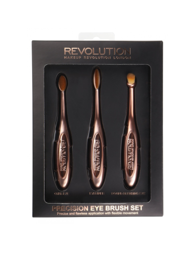 MAKEUP REVOLUTION Precision Eye Set Zestaw Szczotek do Makijażu oczu