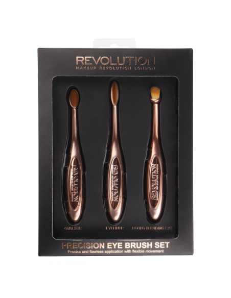 MAKEUP REVOLUTION Precision Eye Set Zestaw Szczotek do Makijażu oczu
