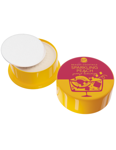 BELL Sparkling Peach Sunrise Luminizer Brzoskwiniowy Sypki Rozświetlacz do Twarzy i Ciała