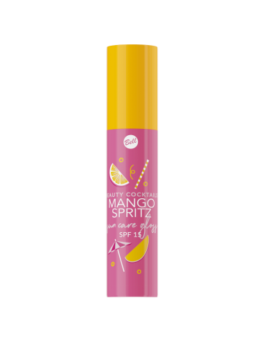 BELL Mango Spritz Sun Care Gloss SPF 15 Transparentny Błyszczyk do Ust