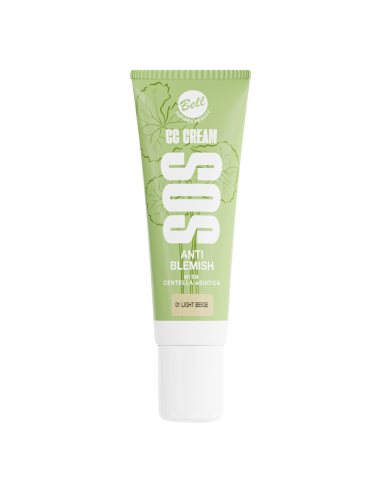 BELL SOS CC Cream Krem CC z Wąkrotką Azjatycką 01 Light 20g
