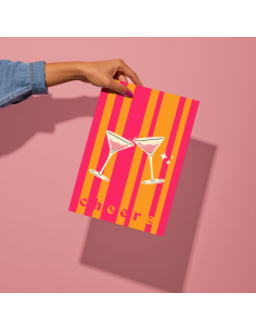 Plakat cheers 21x30 cm 2