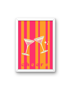 Plakat cheers 21x30 cm