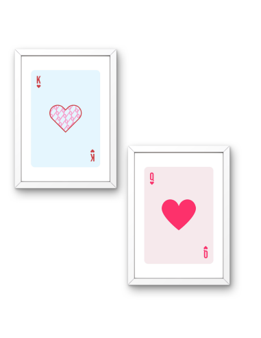 2 Plakaty King & Queen 21x30 cm