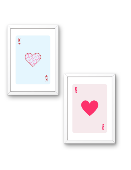 2 Plakaty King & Queen 21x30 cm