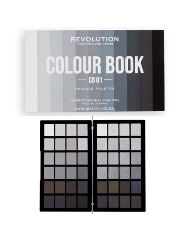 MAKEUP REVOLUTION Colour Book Paleta Cieni do Powiek CB01