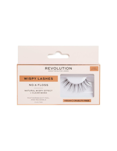 MAKEUP REVOLUTION Wispy Lashes No.5 Floss Rzęsy na Pasku